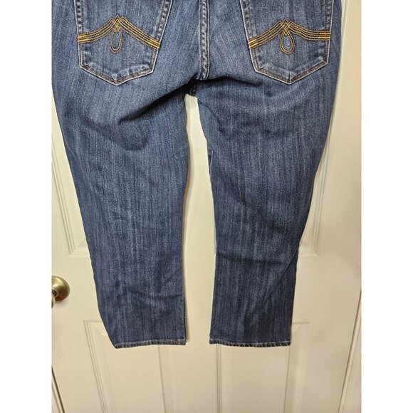 Lucky Brand Lola Ankle crop jeans women's size 8/29 blue low rise Capris - Picture 6 of 9